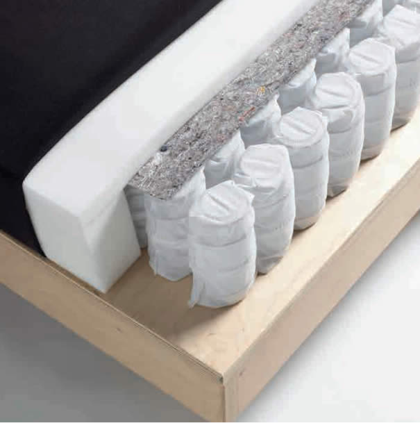 Yoda Boxspring Bett A mit Taschenfederkern