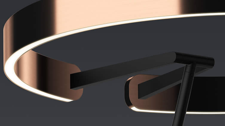 Mito raggio LED Bogenleuchte