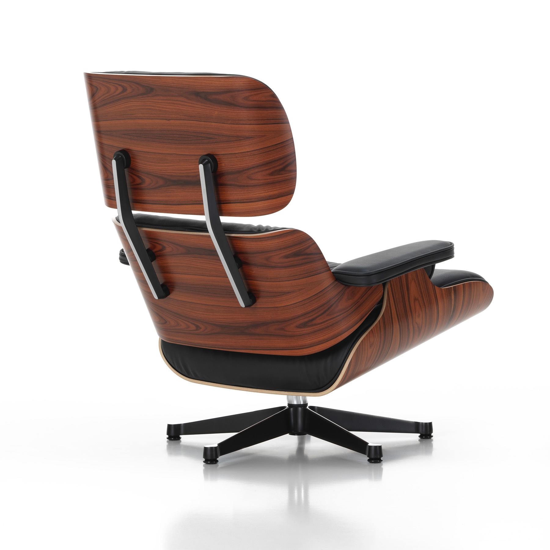 Eames Lounge Chair Santos Palisander Stoff Calma