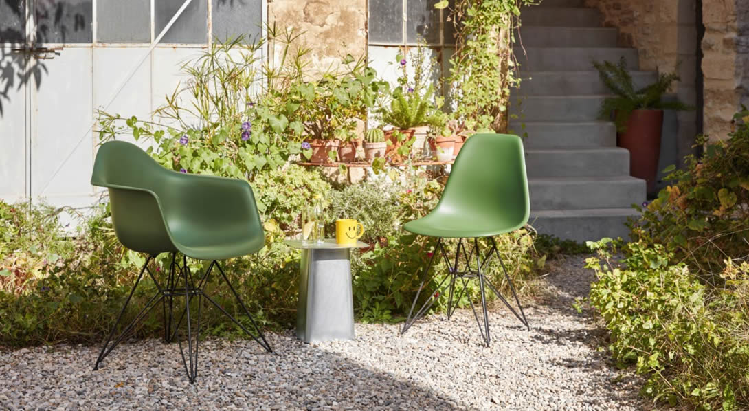 Metal Side Table Zinc Beistelltisch