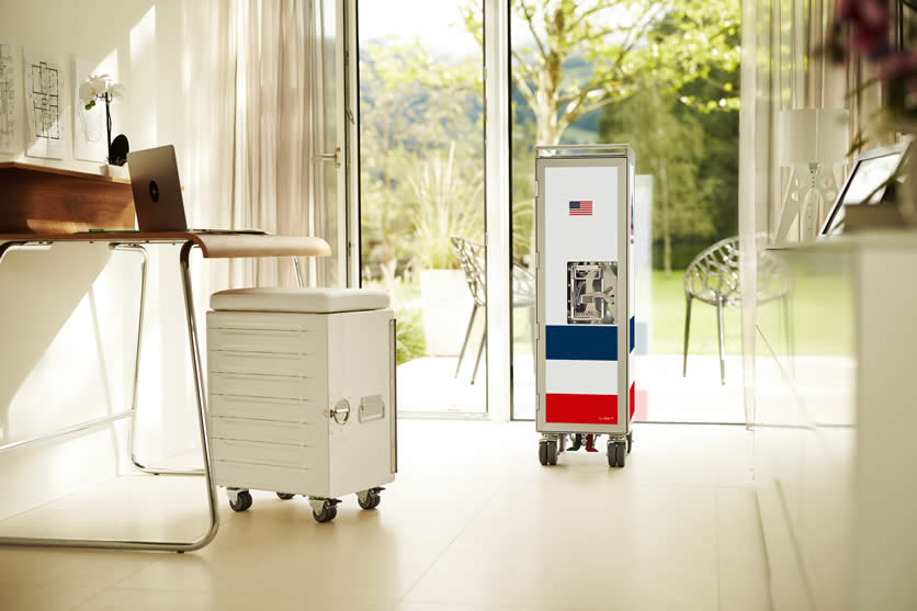 American Airlines Flugzeugtrolley