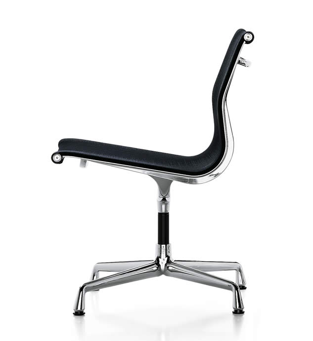 Aluminium Chair EA 105 Leder Premium F