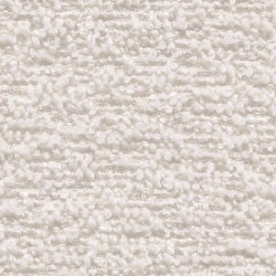 Eames Lounge Chair mit Ottoman Nussbaum weiss Stoff Nubia