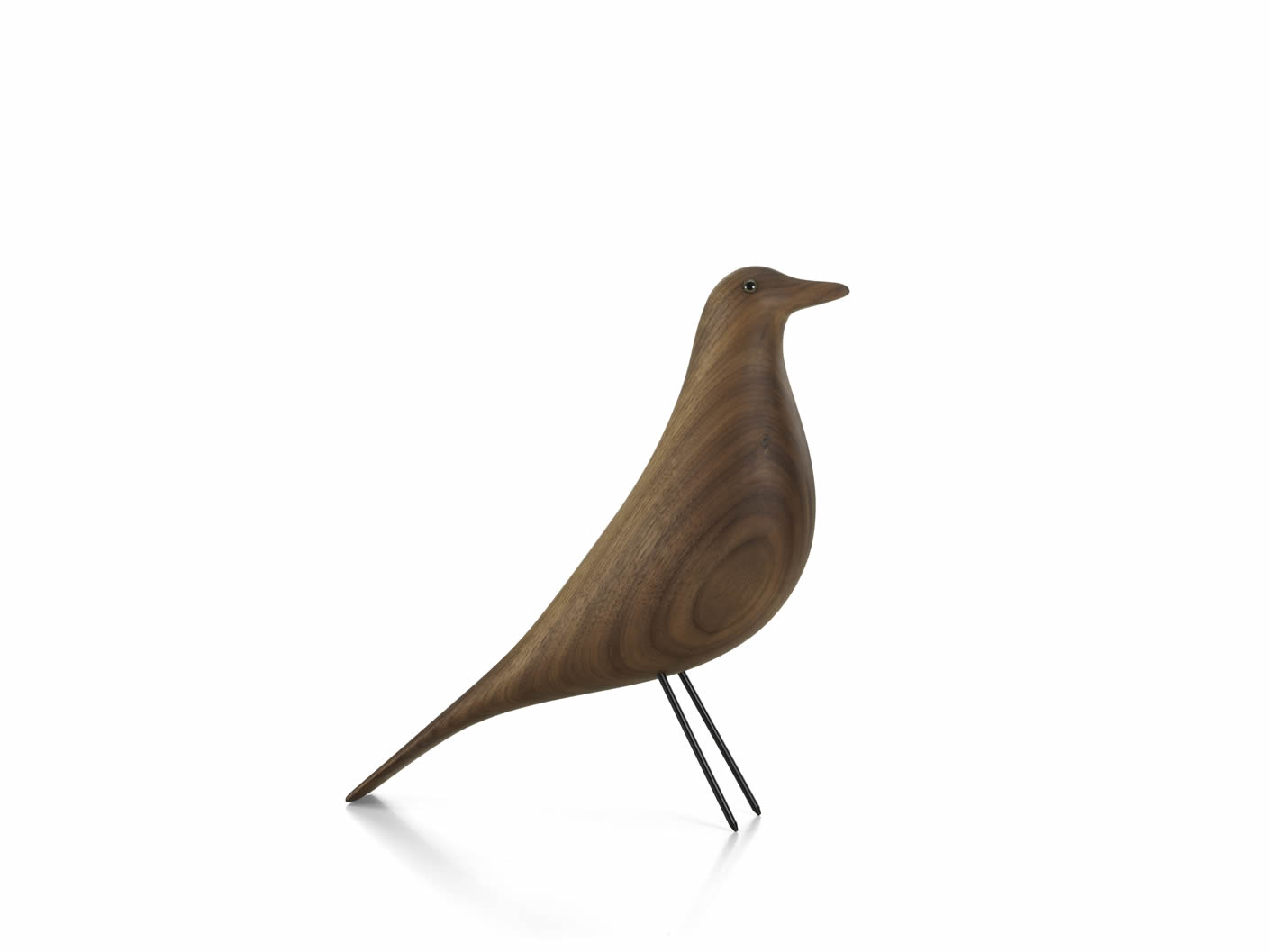 Eames House Bird europäischer Nussbaum dunkel